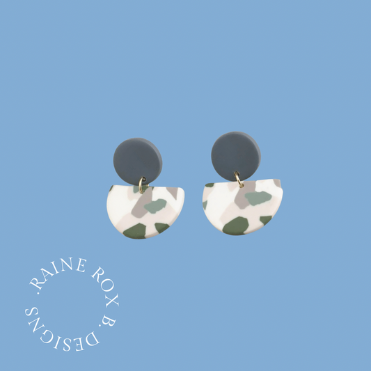 Stone earrings